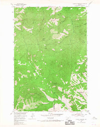 Sliderock Mountain 1954 topographic map thumbnail