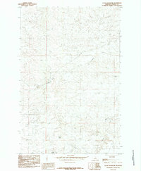 Sloan Reservoir 1985 topographic map preview
