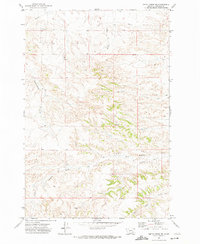Smith Creek NE 1971 topographic map thumbnail