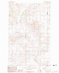 Smoke Creek NE 1983 topographic map thumbnail