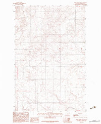 Smoke Creek SW 1983 topographic map thumbnail