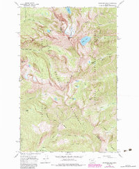 Snowshoe Peak 1966 topographic map preview