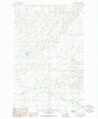 Soap Creek 1985 topographic map preview