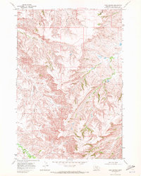 Soda Springs 1967 topographic map thumbnail