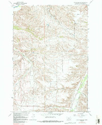 Soda Springs NW 1967 topographic map thumbnail