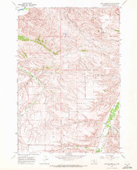Soda Springs NW 1967 topographic map preview