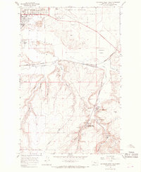 Southeast Great Falls 1965 topographic map thumbnail