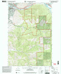 Southeast Missoula 1999 topographic map thumbnail