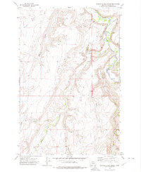 Spanish Coulee School 1971 topographic map thumbnail