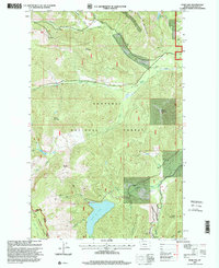 Spar Lake 1997 topographic map thumbnail