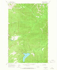 Spar Lake 1963 topographic map thumbnail