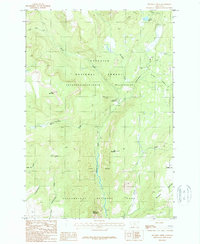 Specimen Creek 1987 topographic map thumbnail