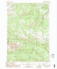 Sphinx Mountain 1988 topographic map thumbnail