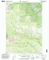 Sphinx Mountain 1997 topographic map thumbnail
