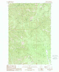 Spink Point 1989 topographic map thumbnail
