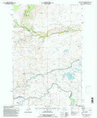 Split Rock Lake 1995 topographic map thumbnail