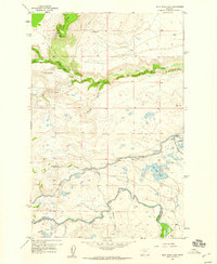 Split Rock Lake 1958 topographic map thumbnail