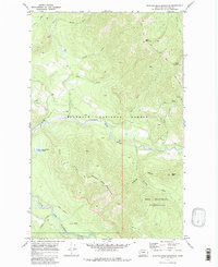Spotted Bear Mountain 1970 topographic map thumbnail