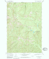 Spread Mountain 1968 topographic map thumbnail