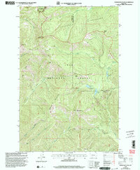 Spread Mountain 1999 topographic map thumbnail