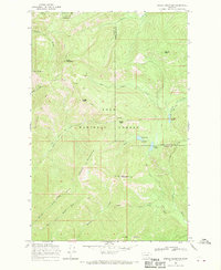 Spread Mountain 1968 topographic map thumbnail