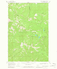 Spread Mountain 1968 topographic map thumbnail