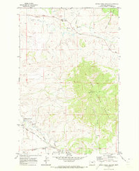 Spring Creek Junction 1970 topographic map thumbnail