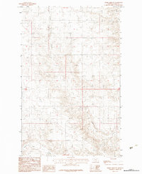 Spring Creek SW 1983 topographic map thumbnail