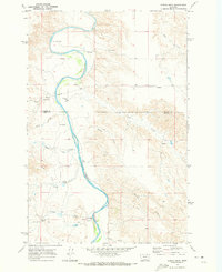 Spring Draw 1969 topographic map thumbnail