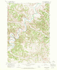 Spring Gulch 1967 topographic map thumbnail
