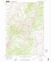 Spur Mountain 1968 topographic map thumbnail