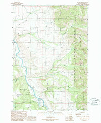 Squaw Creek topographic map thumbnail