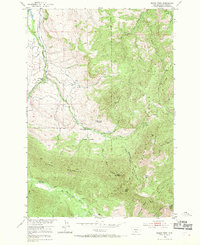 Squaw Peak 1951 topographic map thumbnail