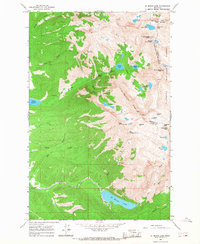 St Marys Lake 1965 topographic map thumbnail