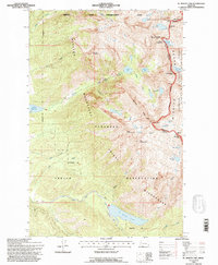 St Marys Lake topographic map thumbnail