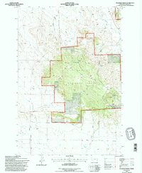 Stagville Draw 1993 topographic map thumbnail