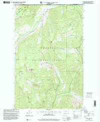 Stahl Peak 1997 topographic map thumbnail