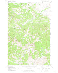 Steamboat Mountain 1970 topographic map thumbnail