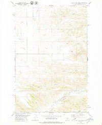Steele Lake Coulee 1978 topographic map thumbnail