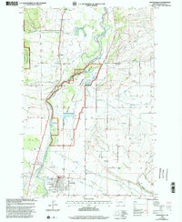 Stevensville 1998 topographic map thumbnail
