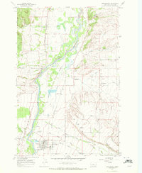 Stevensville 1967 topographic map thumbnail