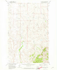 Stiffarm Coulee 1971 topographic map thumbnail