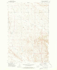 Stinking Coulee 1972 topographic map thumbnail