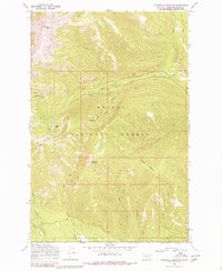 Stonewall Mountain 1968 topographic map thumbnail