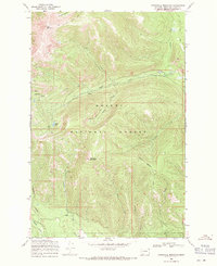 Stonewall Mountain 1968 topographic map thumbnail