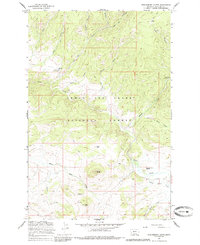 Strawberry Butte 1967 topographic map thumbnail