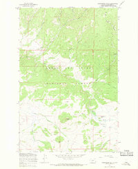 Strawberry Butte 1967 topographic map thumbnail