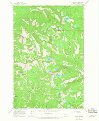 Stuart Peak 1965 topographic map thumbnail