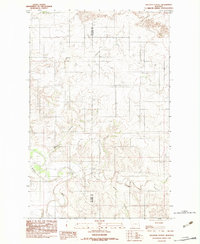 Sullivan Coulee 1983 topographic map thumbnail