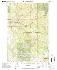 Sulphur Bar Creek 2001 topographic map thumbnail